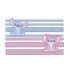 HAIR CLIPS 8 PCS. ON CARD STITCH Cerda