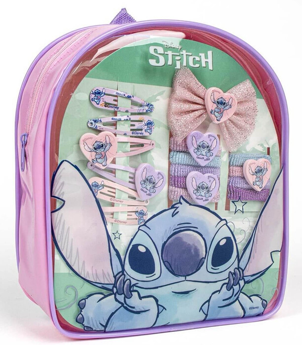 HAIR ACCESSORY SET IN STITCH BACKPACK Cerda