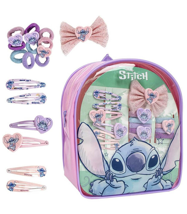 SET DE ACCESORII PENTRU PĂR ÎN RANITA STITCH Cerda