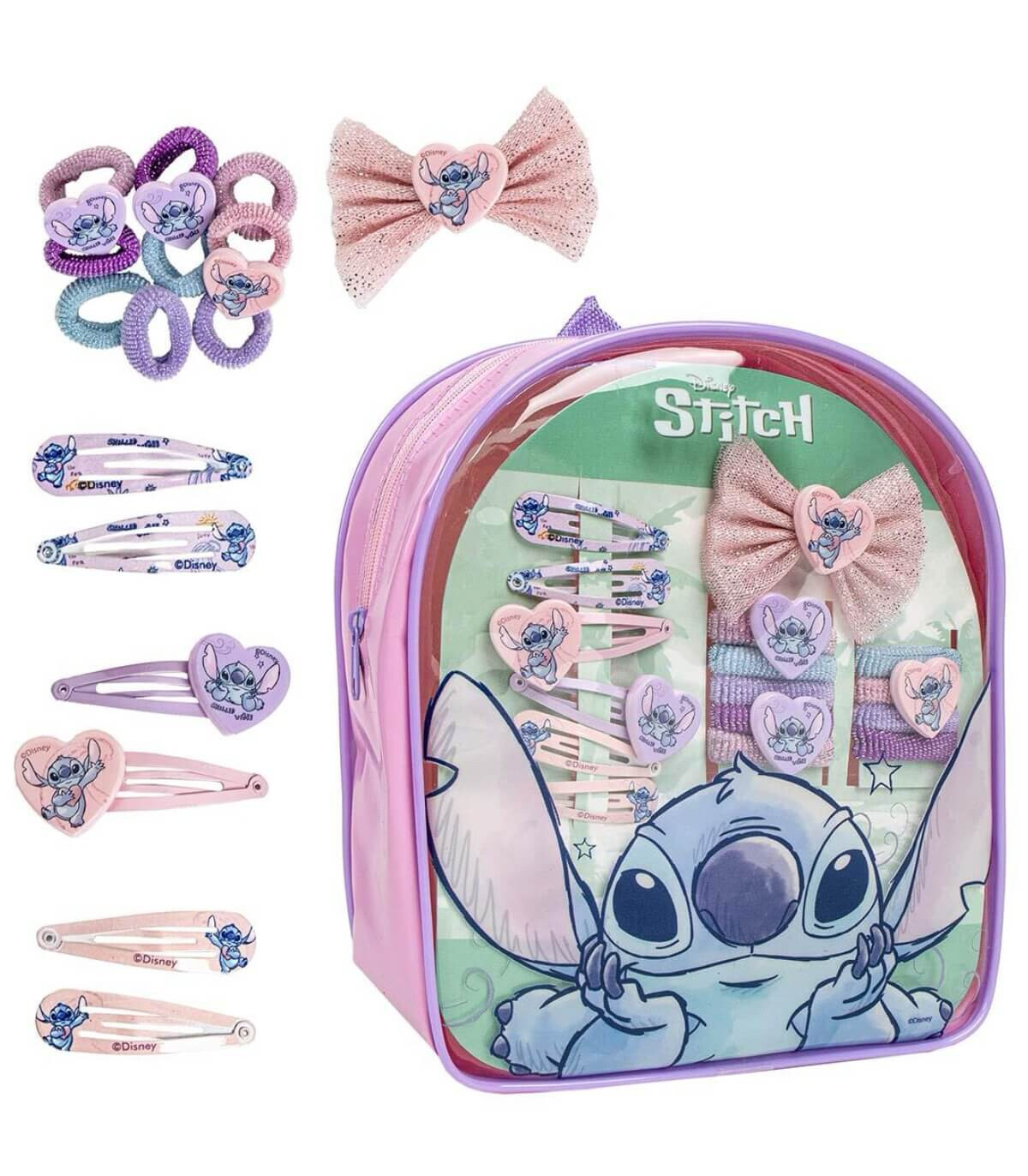 SET DE ACCESORII PENTRU PĂR ÎN RANITA STITCH Cerda