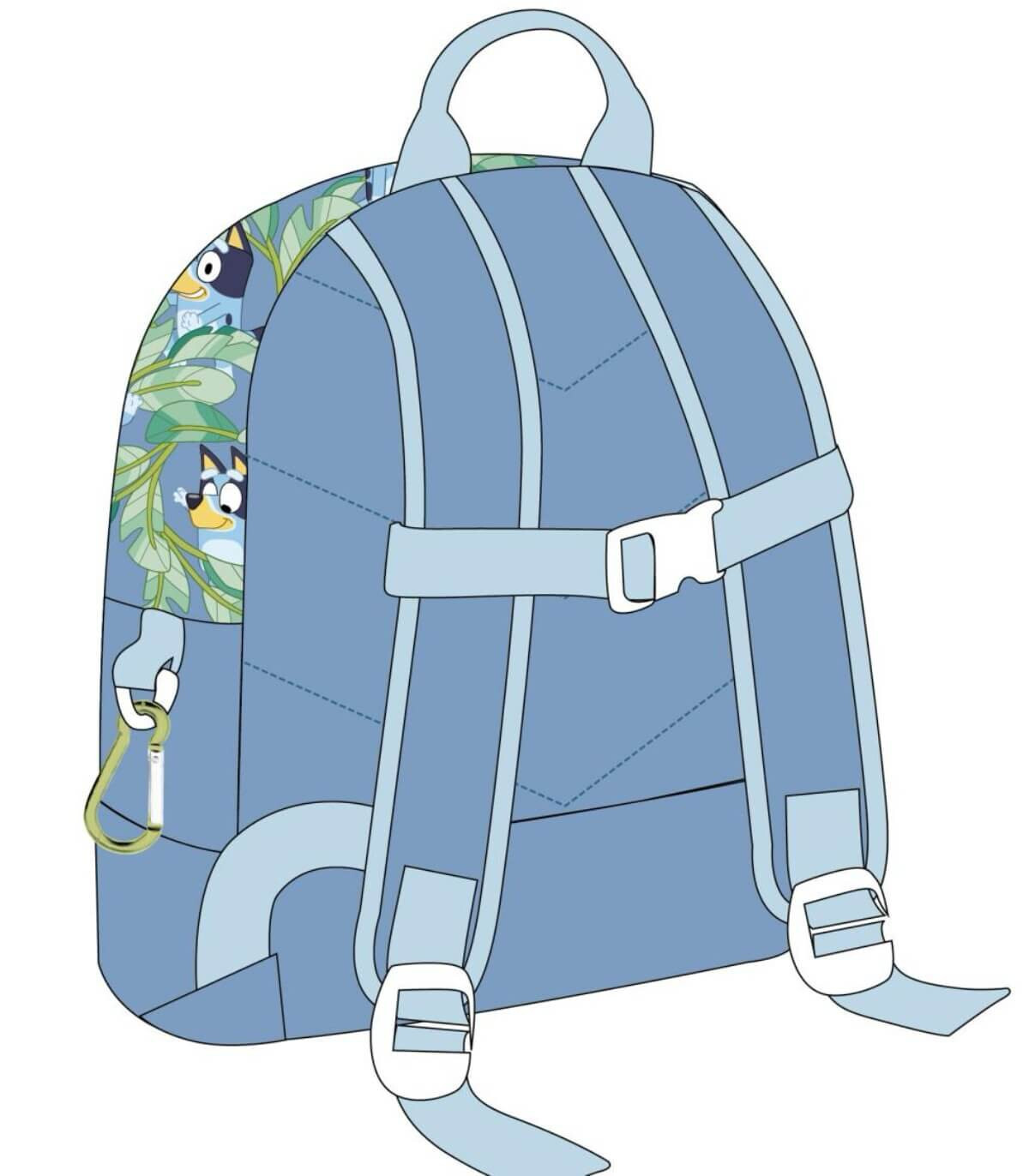 RANDBUCĂ PENTRU COPII CU PRINT 27 CM BLUEY Cerda