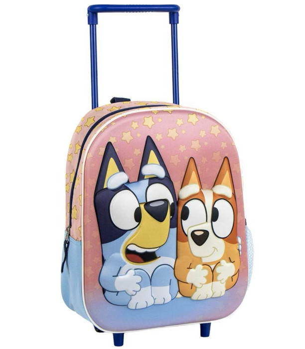 3D BLUEY CHILDREN'S BACKPACK WITH WHEELS Cerda
