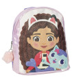 CHILDREN'S BACKPACK 21 CM WITH GLITTER GABBY'S DOLLHOUSE