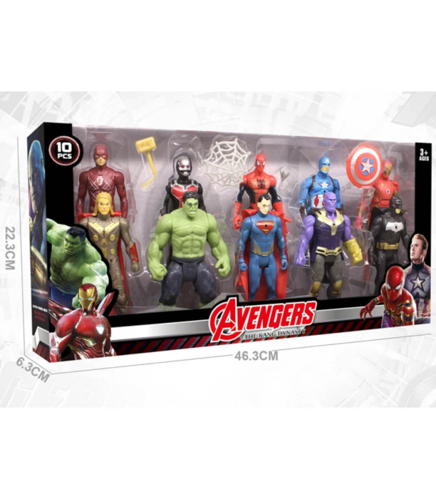 FIGURI SUPEREROI 10 BUC. ÎN CUTIE Armtoys