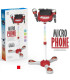 MICROFOANE PENTRU COPII BLEU 2 BUC. PE STAND CU MP3 Armtoys