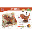 CHILDREN'S DINOSAUR DISASSEMBLY WITH KEYS IN OPEN BOX