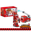 CHILDREN'S FIRE TRUCK TRANSFORMER WITH WATER