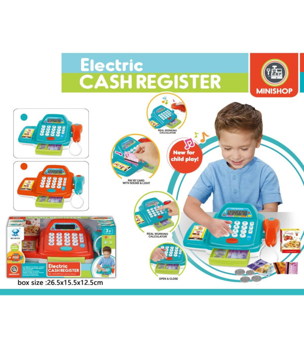 APARAT DE CASĂ PENTRU COPII MINISHOP CU CITITOR DE CODURI DE BARE Armtoys