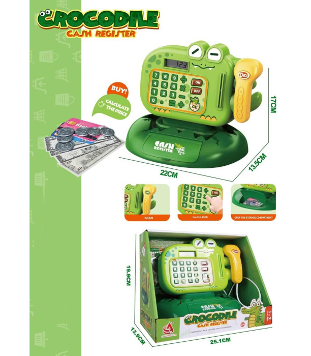APARAT DE CASĂ PENTRU COPII CU CALCULATOR CROCODIL Armtoys