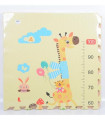 RUBBER PUZZLE RUG GIRAFFE 120X120