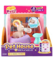SET DE JUCĂRII CÂINE BEBE CU ACCESORII ÎN CUTIE DESCHISĂ