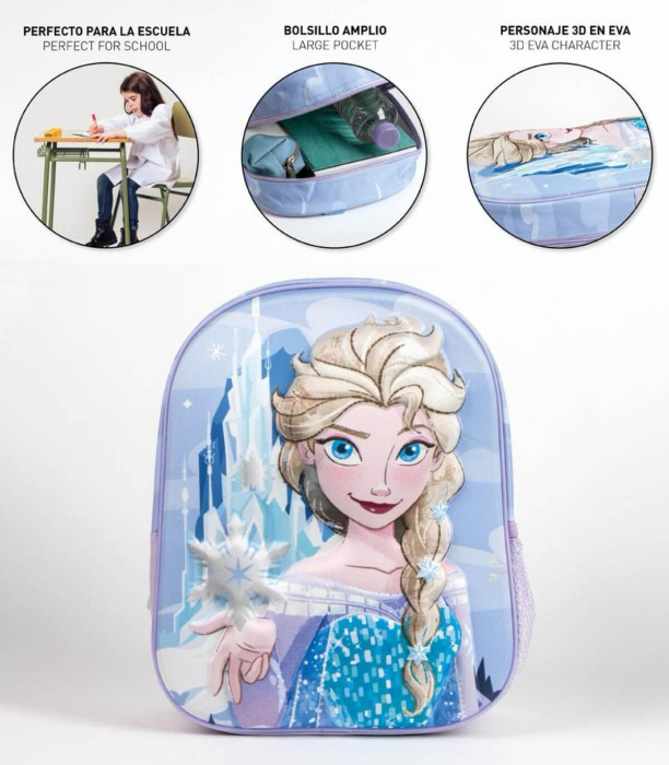 RANDBUCĂ PENTRU COPII 3D FROZEN: ELSA 31 CM Cerda