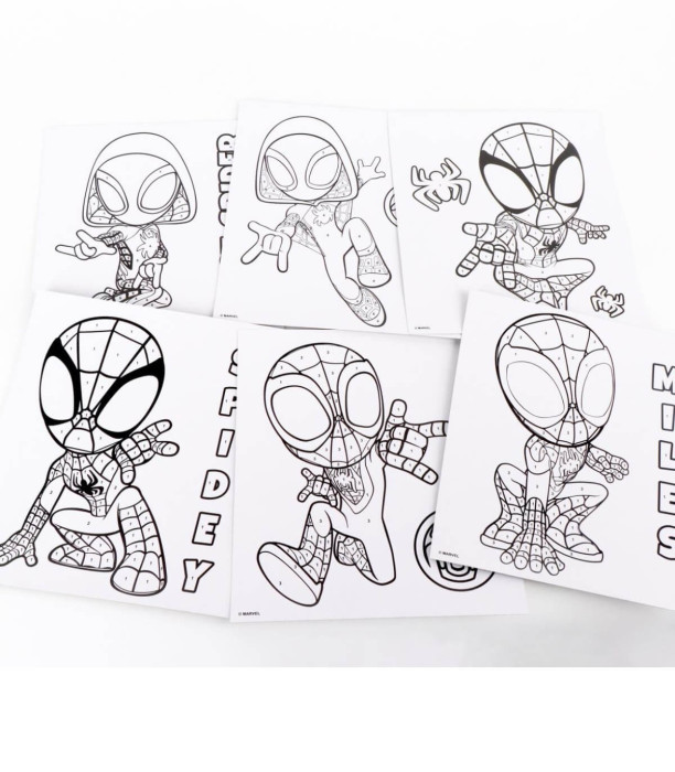 CHILDREN'S SET DRAW WITH NUMBERS SPIDEY Cerda