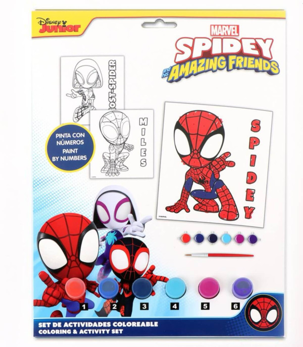 SET DE DESENAT CU NUMERE SPIDEY Cerda