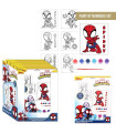 CHILDREN'S SET DRAW WITH NUMBERS SPIDEY