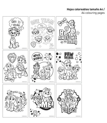 SET DE COLORAT CU CREIOANE PAW PATROL Cerda