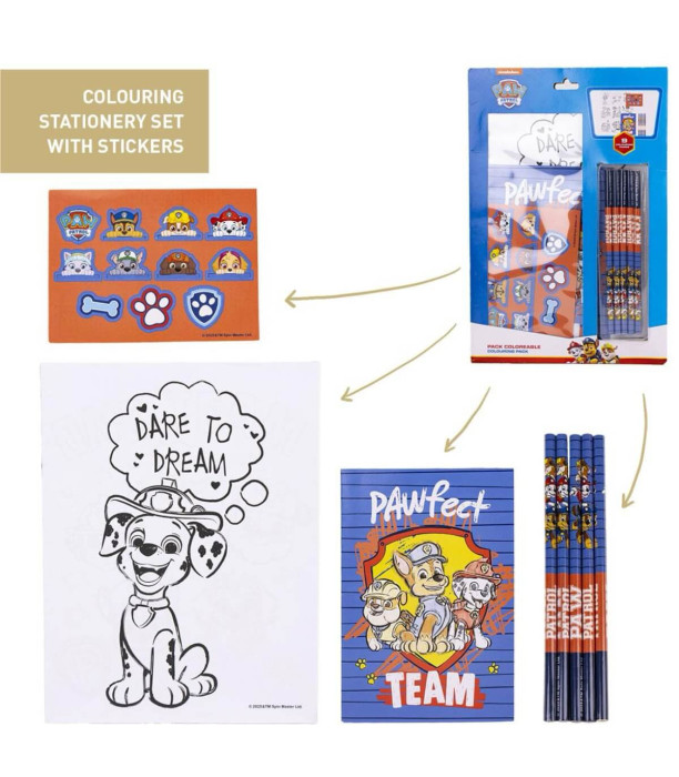 PAW PATROL COLORING SET WITH PENCILS Cerda
