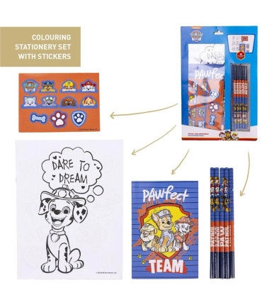 SET DE COLORAT CU CREIOANE PAW PATROL Cerda