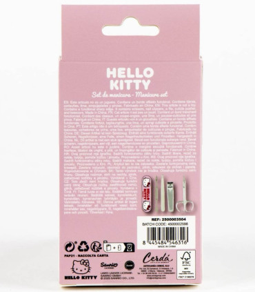 NECESAR PENTRU COPII CU SET DE MANICHIURĂ 5 PIESE HELLO KITTY Cerda