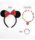 DIADEMA PENTRU COPII CU COLIER ȘI BRĂȚARĂ MINNIE MOUSE Cerda