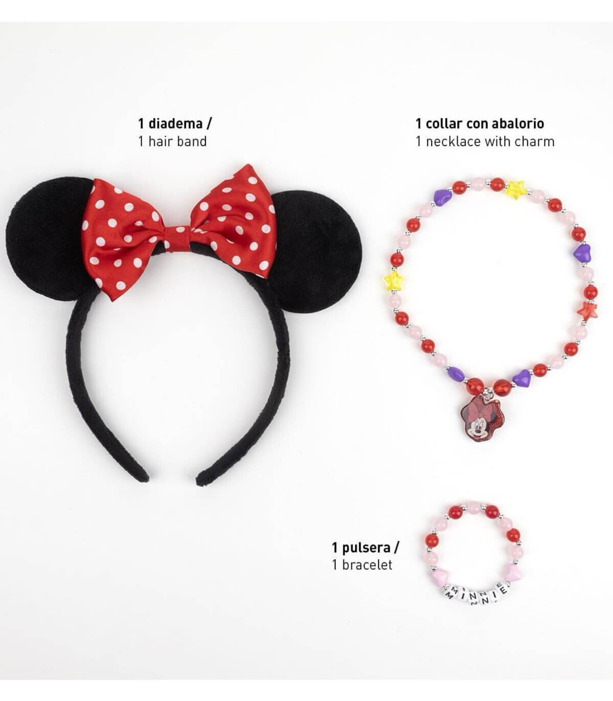 MINNIE MOUSE CHILDREN'S HEADBAND WITH NECKLACE AND BRACELET Cerda