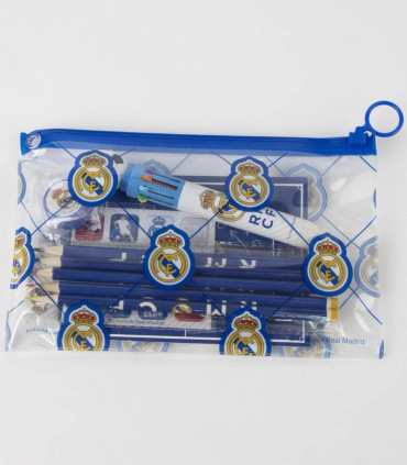 DRAWING BOOK + STUDENT SUPPLIES IN REAL MADRID PENCIL CASE Cerda