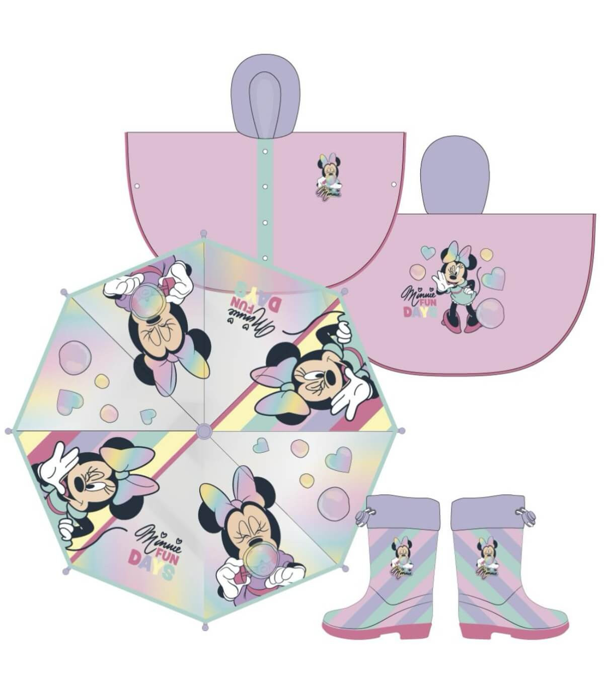 PONCHO PENTRU COPII MINNIE MOUSE Cerda