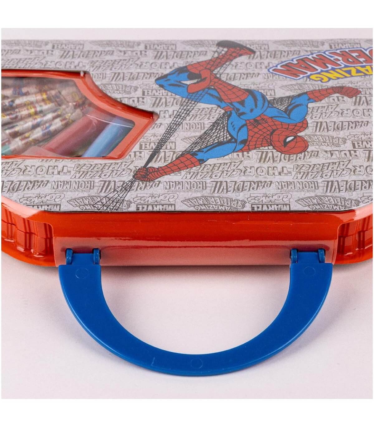 SET DE PICTURĂ PENTRU ELEVII 50 DE PIESE MARVEL ROȘU Cerda