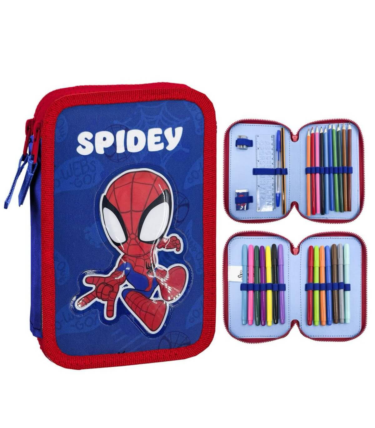 NESEȘER CU 2 CIPURI ȘI MATERIALE DIDACTICE SPIDEY Cerda