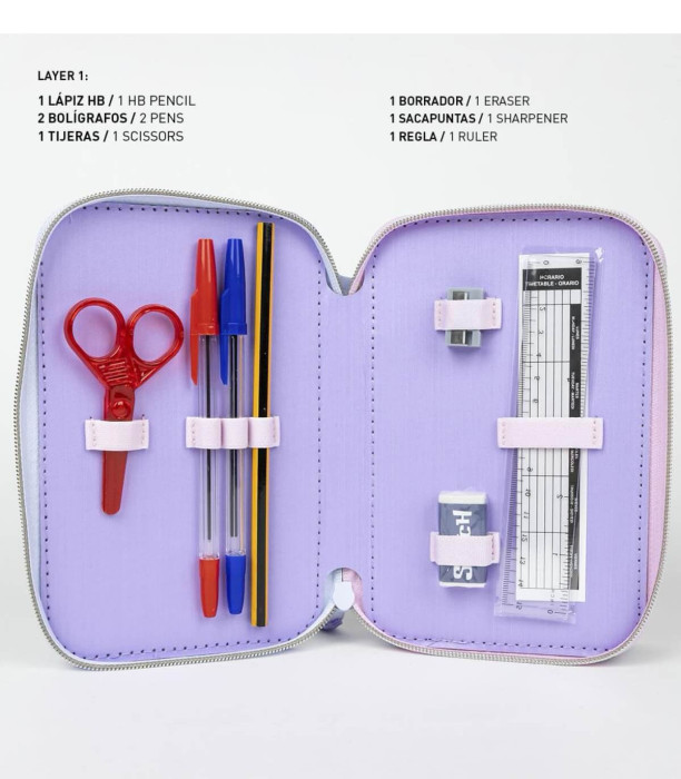 NECESER CU 3 CIPURI ȘI MATERIALE DIDACTICE STITCH Cerda