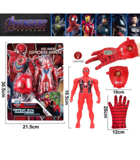 FIGURĂ SPIDER CU MĂNUȘĂ ȘI LANSATOR ÎN BLISTER Armtoys