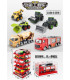 BIG METAL CONSTRUCTION MACHINES IN ACRYLIC BOX 18 CM Armtoys