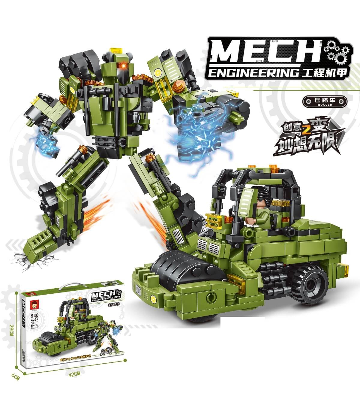 CONSTRUCTOR TRANSFORMATOR ROLĂ 429 PIESE Armtoys