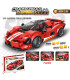 CONSTRUCTOR MAȘINĂ SPORT ROȘIE 365 PIESE Armtoys