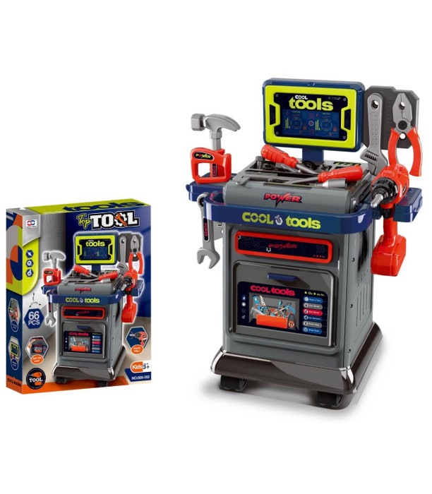 SET DE UNELTE PENTRU COPII CU CĂRUȚĂ 41 DE PIESE Armtoys