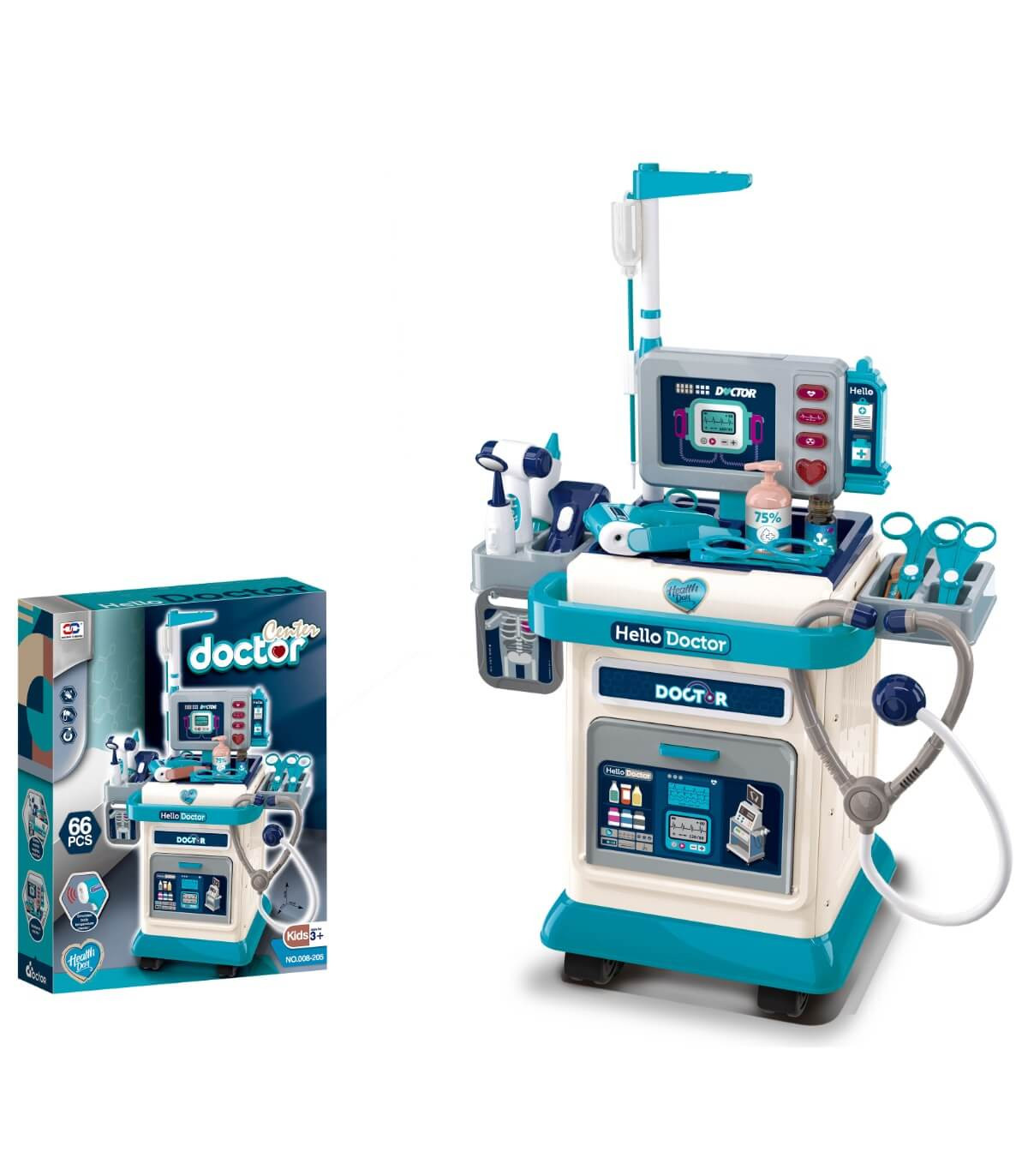 CHILDREN'S LARGE DOCTOR'S SET WITH STATION Armtoys