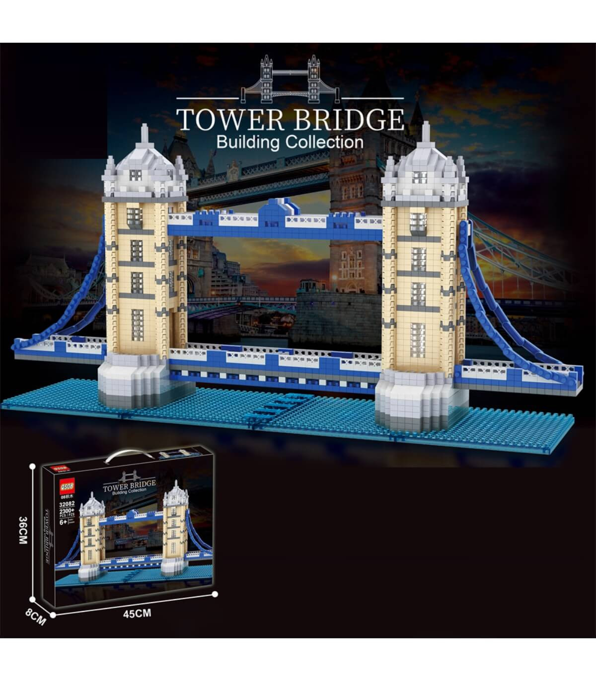 CONSTRUCTOR TOWER BRIDGE LONDRA 2300 PIESĂ Armtoys