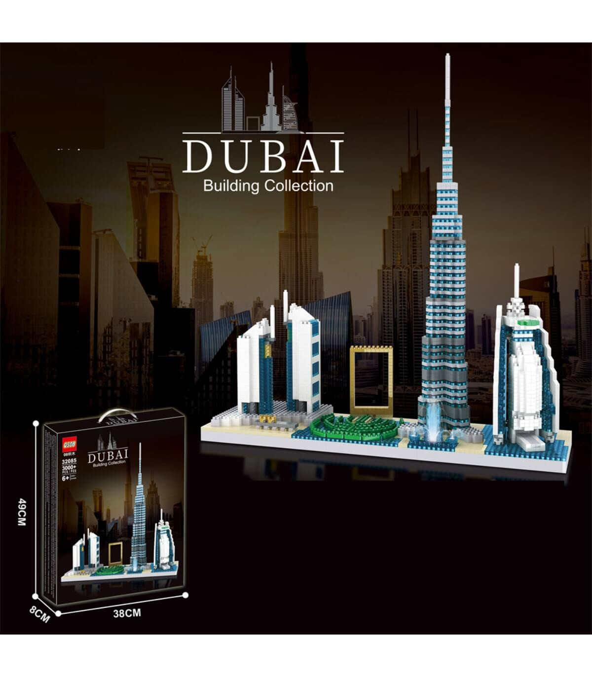 CONSTRUCTOR DUBAI 3000 PIESĂ Armtoys