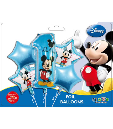 FOIL BALLOONS 5 PCS. MICKEY Armtoys