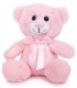 PLUSH BEAR WITH RIBBON 4 COLORS 23 CM Amek toys