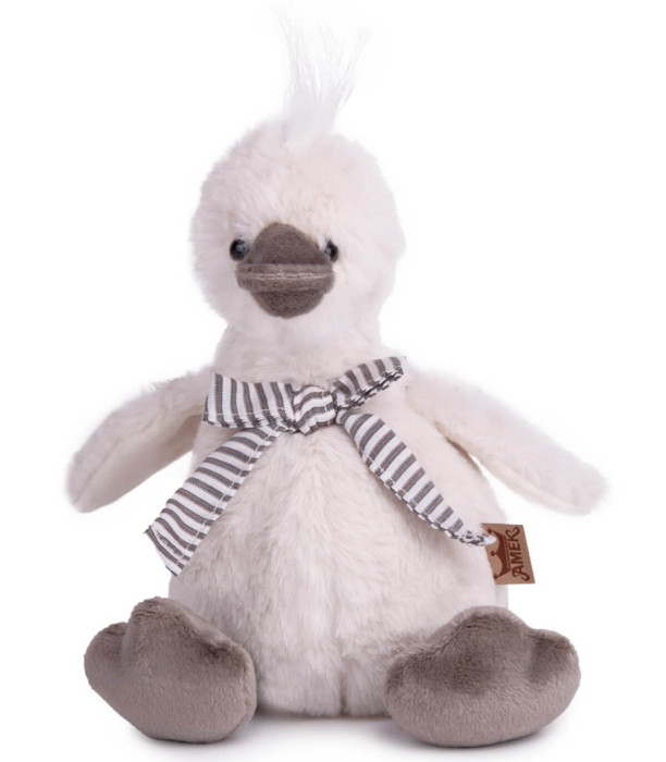 RÂNDUNICA DIN PLUȘ GRI DE 20 CM Amek toys