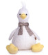 RÂNDUNICA DIN PLUȘ ALBĂ/GREY 30 CM Amek toys
