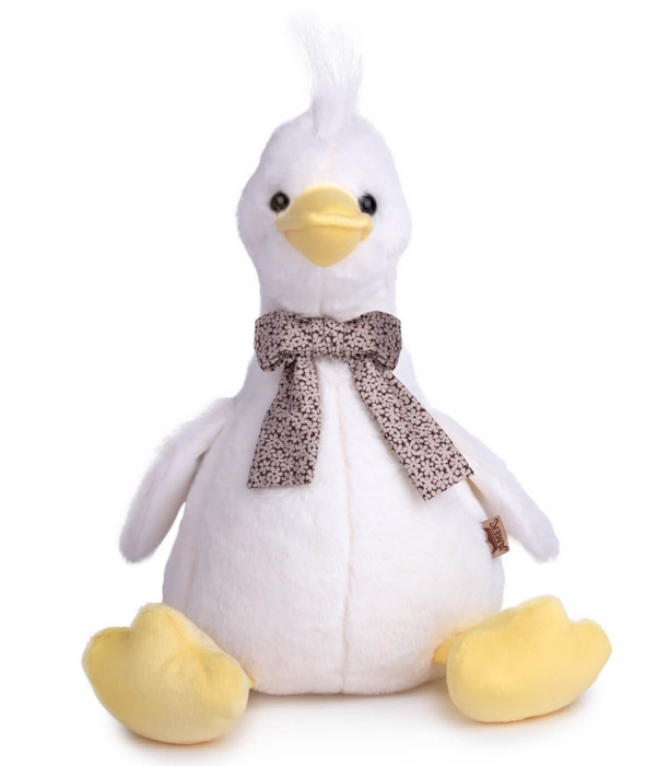 PLUSH WHITE/GRAY DUCK 30 CM Amek toys