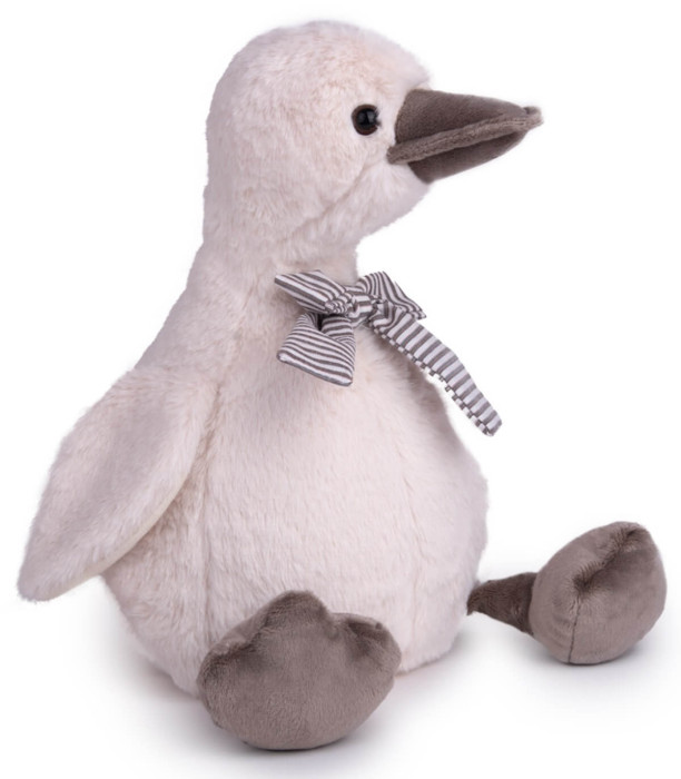 RÂNDUNICA DIN PLUȘ ALBĂ/GREY 30 CM Amek toys