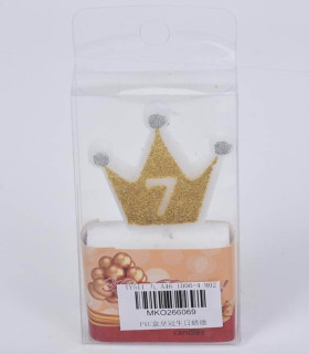 PARTIE CANDLES CORONĂ CU CIFRA 0-9 Armtoys