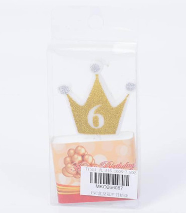 PARTIE CANDLES CORONĂ CU CIFRA 0-9 Armtoys