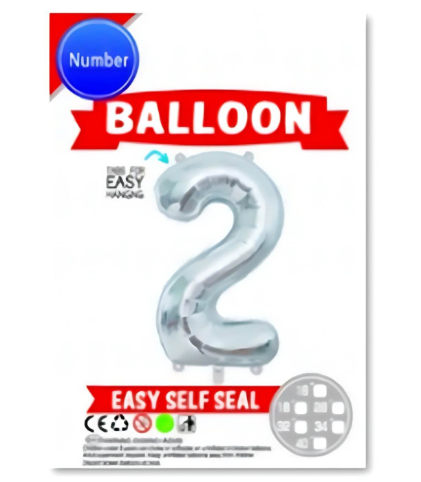 BALON DIN FOLIE CIFRA 0-9 ARGINTII/ORO 65 CM Armtoys