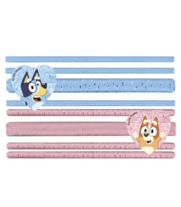 8 bucăți de elastice pentru păr pe carton BLUEY Cerda