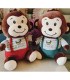 MAIMUȚĂ DIN PLUȘ CU SALOPETĂ 30 CM 2 CULORI Armtoys