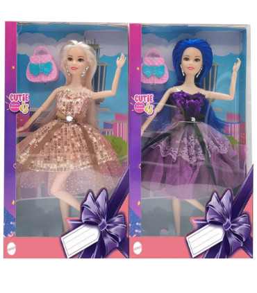 păpușă cu rochie de paiete Armtoys